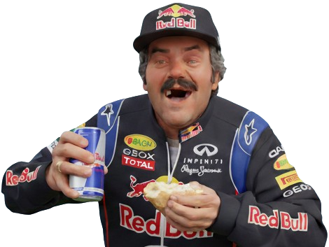 risitas redbull fan f1 formule course sport canette kebab dimanche gp rire