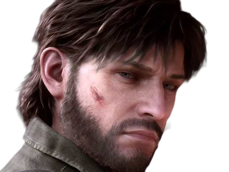 naked snake big boss jack metal gear solid mgs 3 delta jeu homme yeuxbleus cheveuxbruns