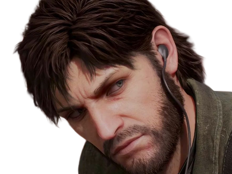 naked snake big boss jack metal gear solid mgs 3 delta jeu homme yeuxbleus cheveuxbruns
