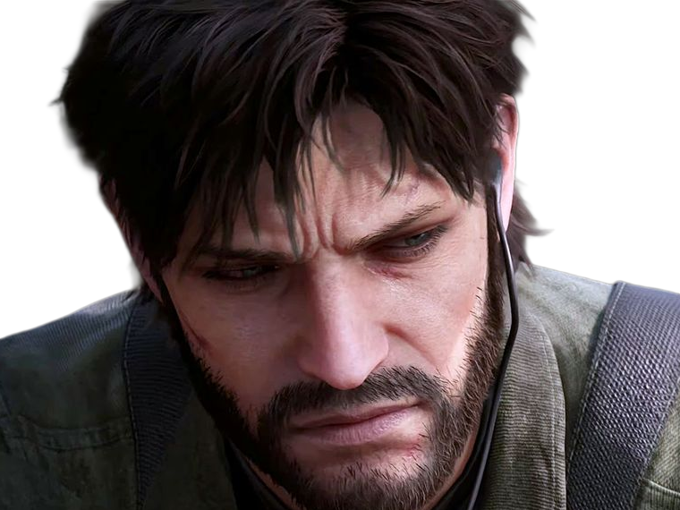 naked snake big boss jack metal gear solid mgs 3 delta jeu homme yeuxbleus cheveuxbruns