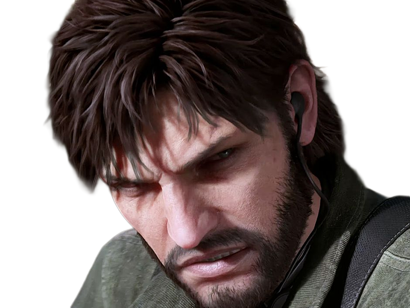naked snake big boss jack metal gear solid mgs 3 delta jeu homme yeuxbleus cheveuxbruns