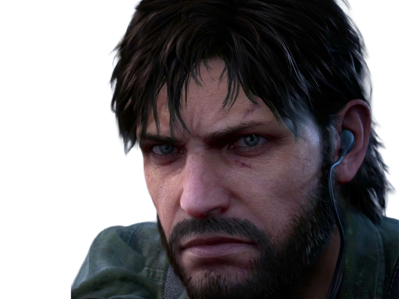 naked snake big boss jack metal gear solid mgs 3 delta jeu homme yeuxbleus cheveuxbruns