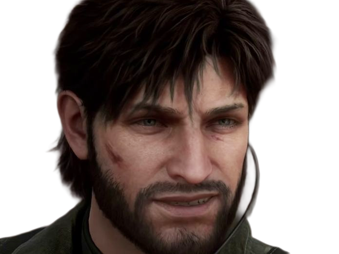 naked snake big boss jack metal gear solid mgs 3 delta jeu homme yeuxbleus cheveuxbruns