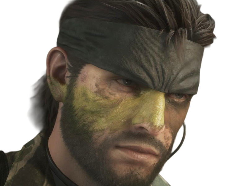 naked snake big boss jack metal gear solid mgs 3 delta jeu homme yeuxbleus cheveuxbruns