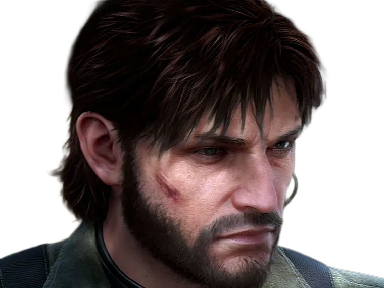 naked snake big boss jack metal gear solid mgs 3 delta jeu homme yeuxbleus cheveuxbruns