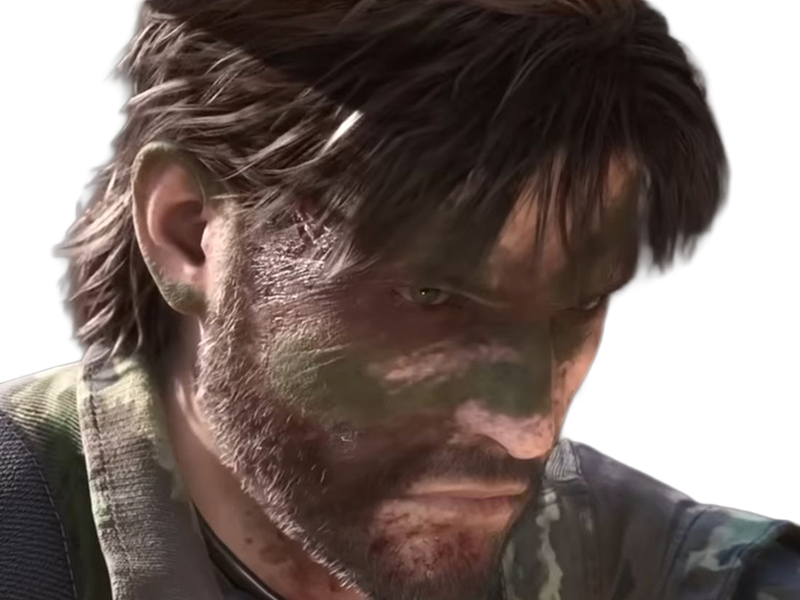 naked snake big boss jack metal gear solid mgs 3 delta jeu homme yeuxbleus cheveuxbruns