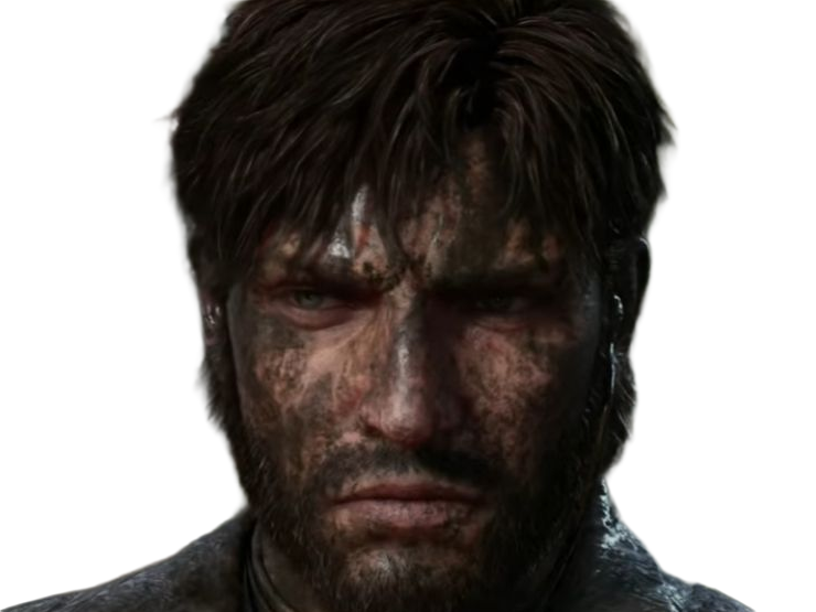 naked snake big boss jack metal gear solid mgs 3 delta jeu homme yeuxbleus cheveuxbruns