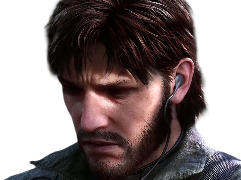 naked snake big boss jack metal gear solid mgs 3 delta jeu homme yeuxbleus cheveuxbruns