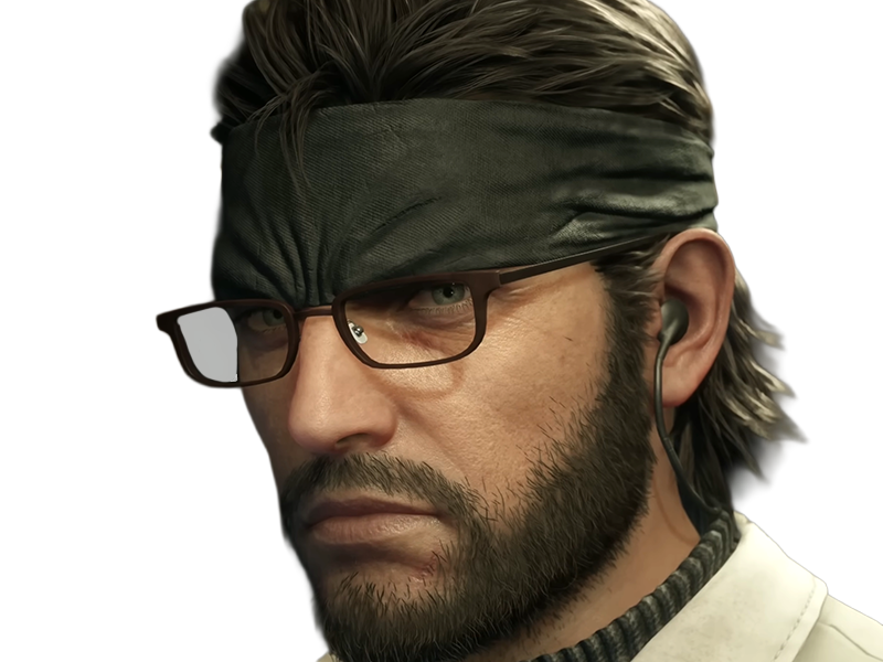 naked snake big boss jack metal gear solid mgs 3 delta jeu homme yeuxbleus cheveuxbruns