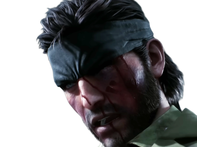 naked snake big boss jack metal gear solid mgs 3 delta jeu homme yeuxbleus cheveuxbruns