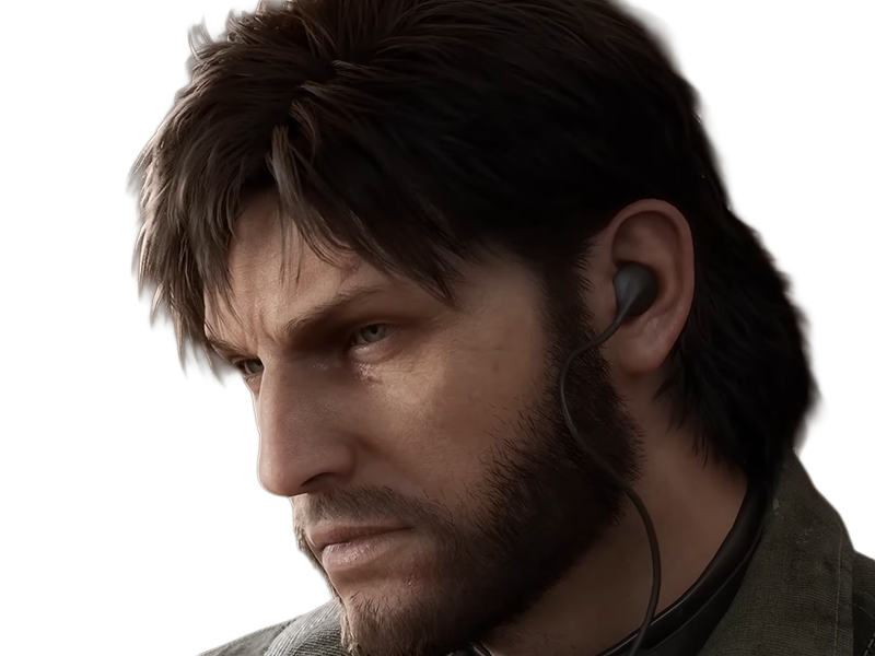 naked snake big boss jack metal gear solid mgs 3 delta jeu homme yeuxbleus cheveuxbruns