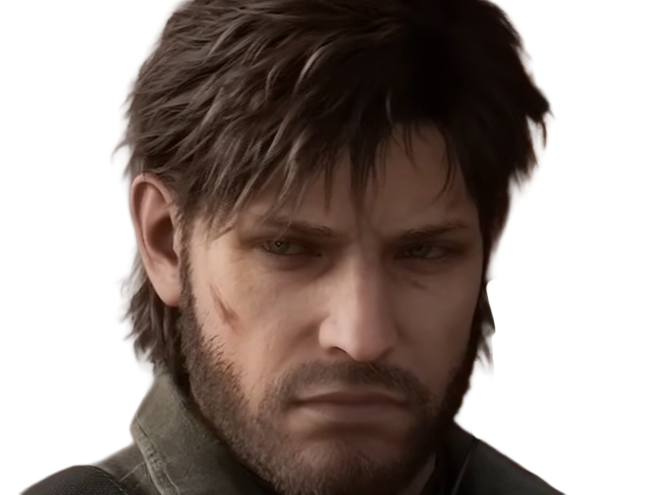 naked snake big boss jack metal gear solid mgs 3 delta jeu homme yeuxbleus cheveuxbruns
