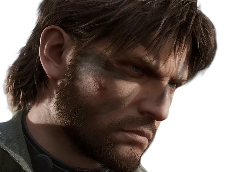 naked snake big boss jack metal gear solid mgs 3 delta jeu homme yeuxbleus cheveuxbruns