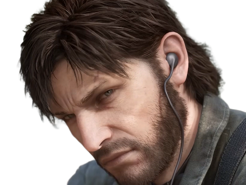 naked snake big boss jack metal gear solid mgs 3 delta jeu homme yeuxbleus cheveuxbruns