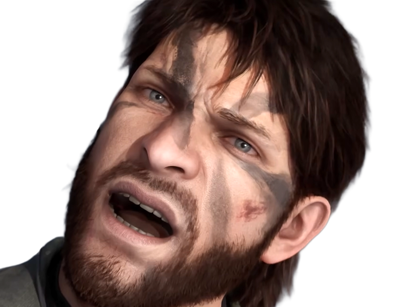 naked snake big boss jack metal gear solid mgs 3 delta jeu homme yeuxbleus cheveuxbruns