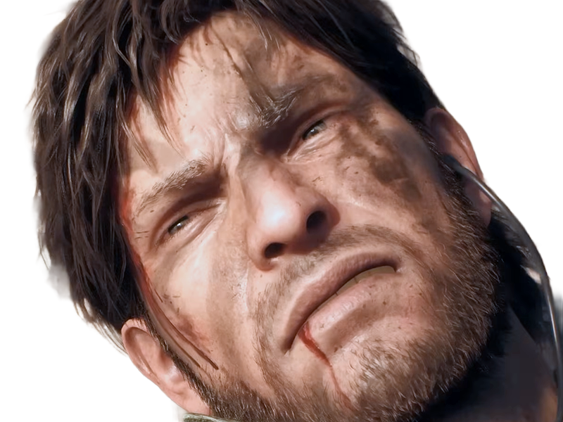 naked snake big boss jack metal gear solid mgs 3 delta jeu homme yeuxbleus cheveuxbruns