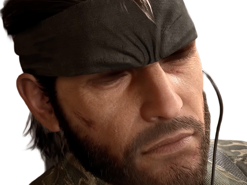naked snake big boss jack metal gear solid mgs 3 delta jeu homme yeuxbleus cheveuxbruns