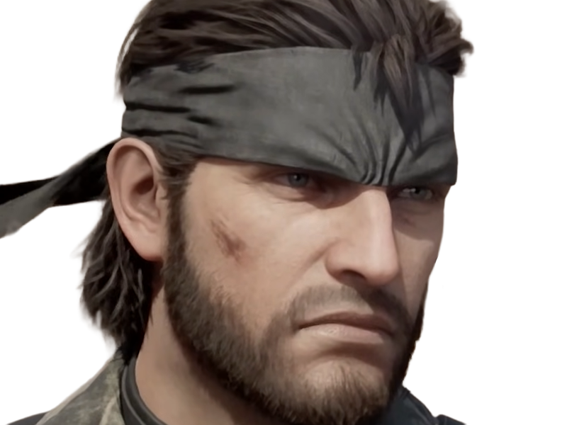 naked snake big boss jack metal gear solid mgs 3 delta jeu homme yeuxbleus cheveuxbruns