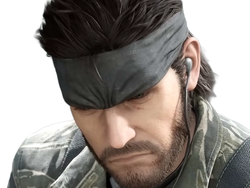 naked snake big boss jack metal gear solid mgs 3 delta jeu homme yeuxbleus cheveuxbruns