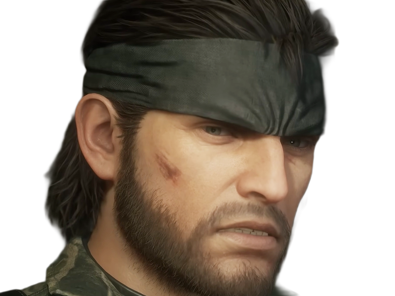 naked snake big boss jack metal gear solid mgs 3 delta jeu homme yeuxbleus cheveuxbruns