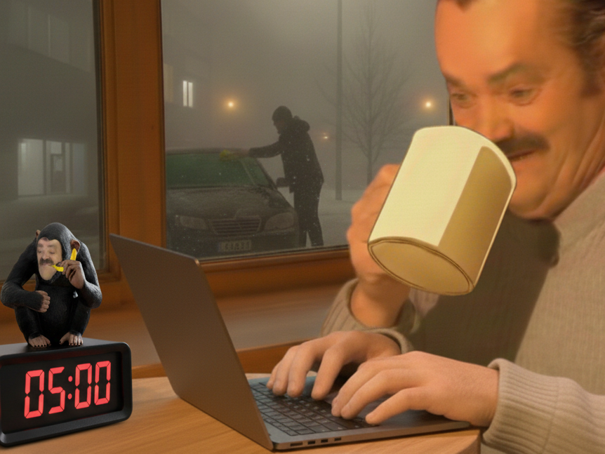 risitas risitasse tasse mug bol cafe chimpanze ahi reveil op bon matin pare brise portiere