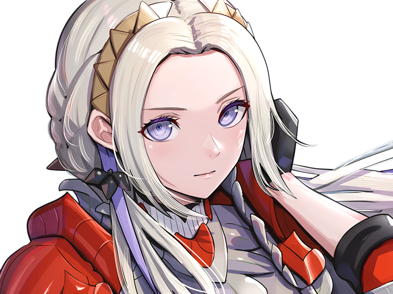 edelgard von hresvelg edel fire emblem three houses fe3h aigles jais moupe confiante determinee assuree