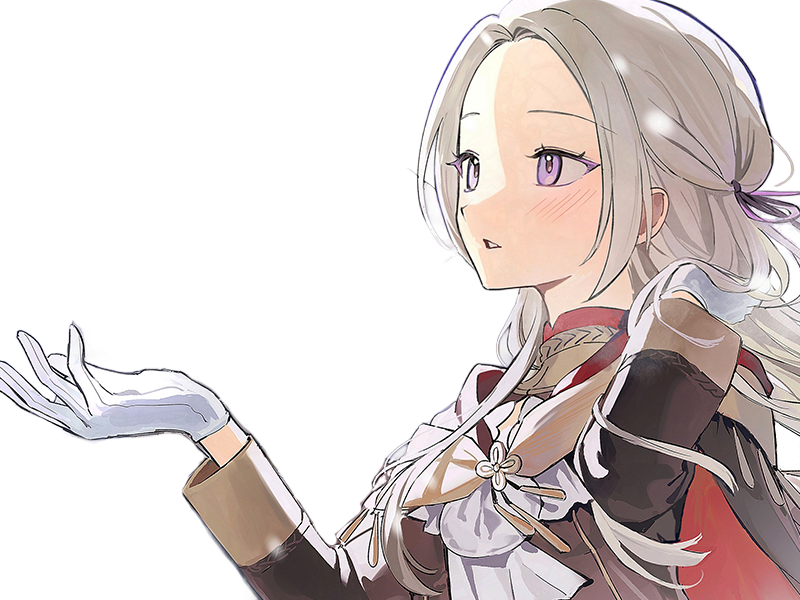 edelgard von hresvelg edel fire emblem three houses fe3h aigles jais moupe calme rougit admirative