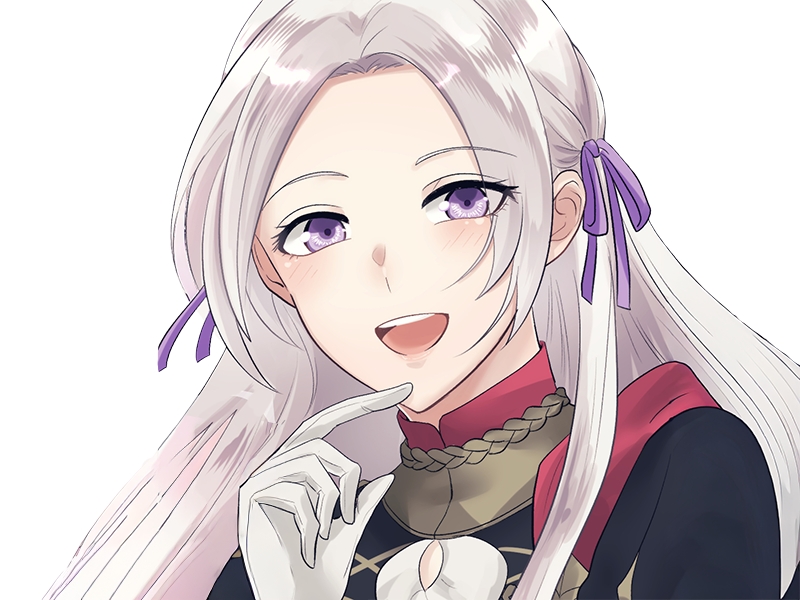 edelgard von hresvelg edel fire emblem three houses fe3h aigles jais moupe souriante charmeuse malicieuse