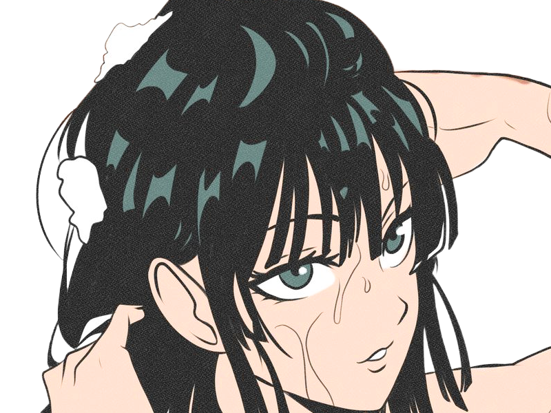 Sticker moupe miya fubuki opm one punch man manga anime waifu roxane blizzard infernal par Dark-63