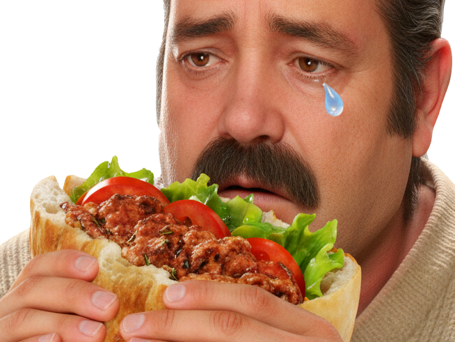 cimer chef putain kebab pleure tacos mange snif risitas emotion larme hd fast food sandwich