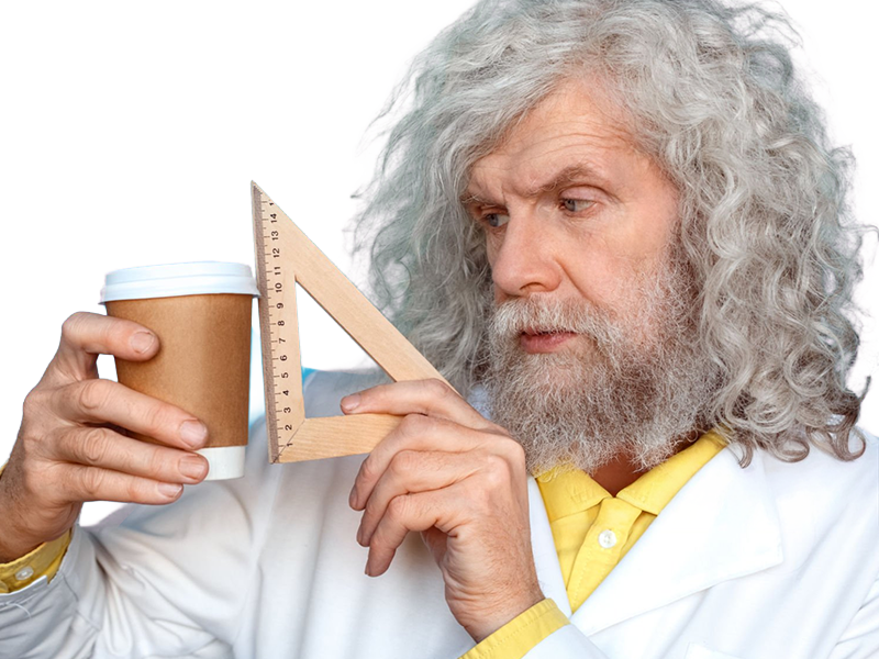 savant scientifique medecin inventeur professeur prof fou blouse homme vieux age sansnom librededroit cheveuxgris yeuxbleus