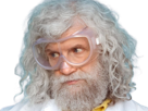 savant-scientifique-medecin-inventeur-professeur-prof-fou-blouse-homme-vieux-age-sansnom-librededroit-cheveuxgris-yeuxbleus