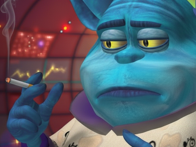 bill bigdil lagaf vincent alien et clope cigarette pensif triste melancolie nostalgique bedo fume reflechi