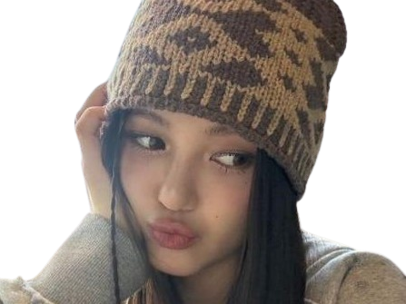 danielle marsh newjeans kpop dani duckface asiatique fille mignonne bonnet uwu