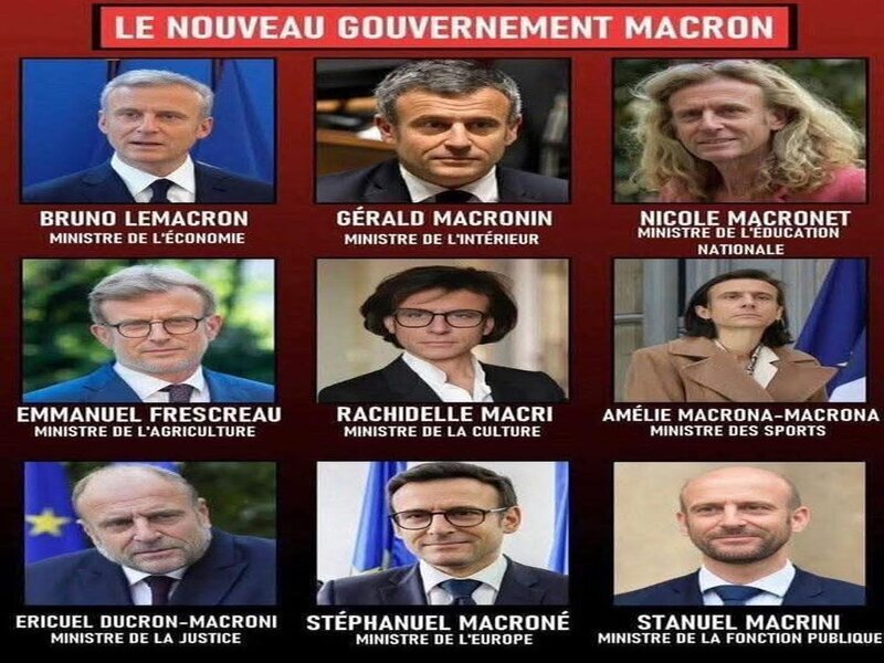 nouveau gouvernement emmanuel macron boucle ministre ministres