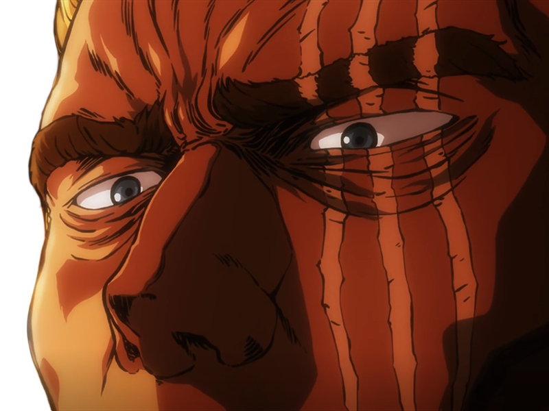 king heros one punch man opm balafre geek otaku cheveuxblonds yeuxbleus manga anime classe s