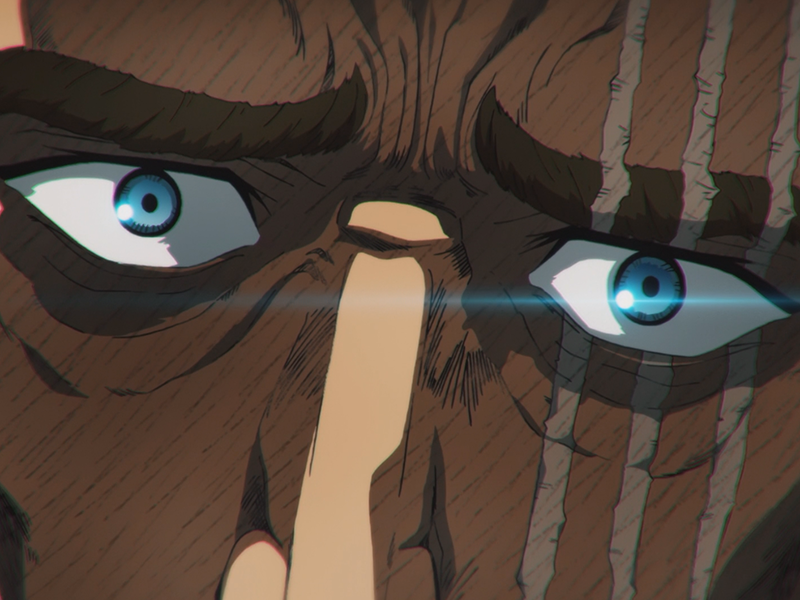 king heros one punch man opm balafre geek otaku cheveuxblonds yeuxbleus manga anime classe s