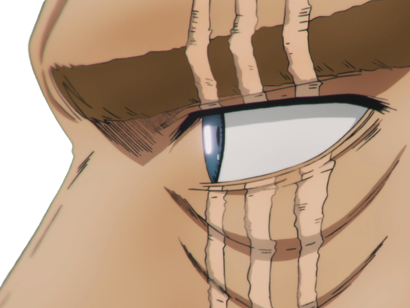 king heros one punch man opm balafre geek otaku cheveuxblonds yeuxbleus manga anime classe s