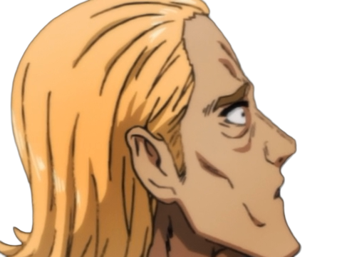 king heros one punch man opm balafre geek otaku cheveuxblonds yeuxbleus manga anime classe s