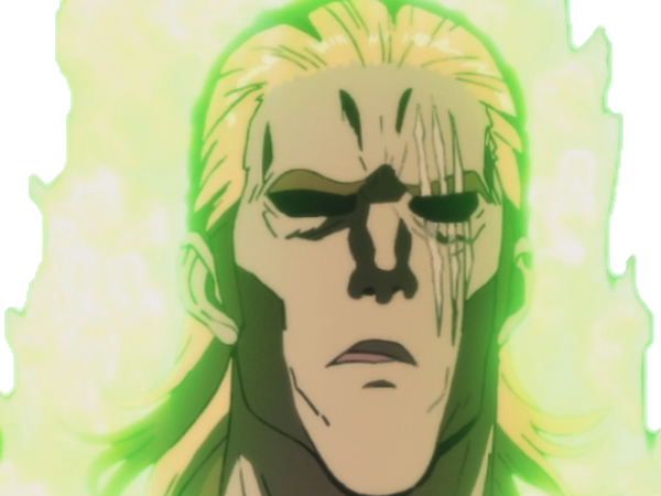 Sticker king heros one punch man opm balafre geek otaku cheveuxblonds yeuxbleus manga anime classe s par Dark-63