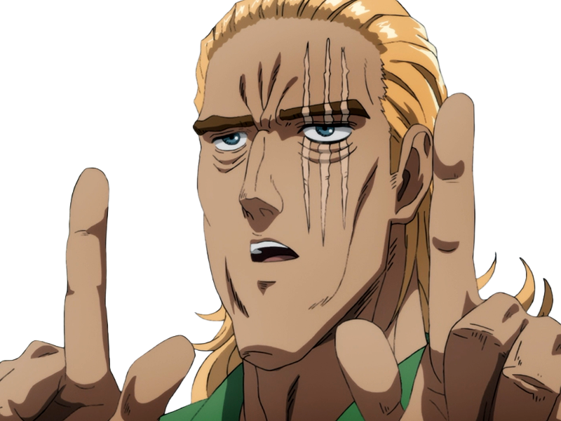 Sticker king heros one punch man opm balafre geek otaku cheveuxblonds yeuxbleus manga anime classe s par Dark-63
