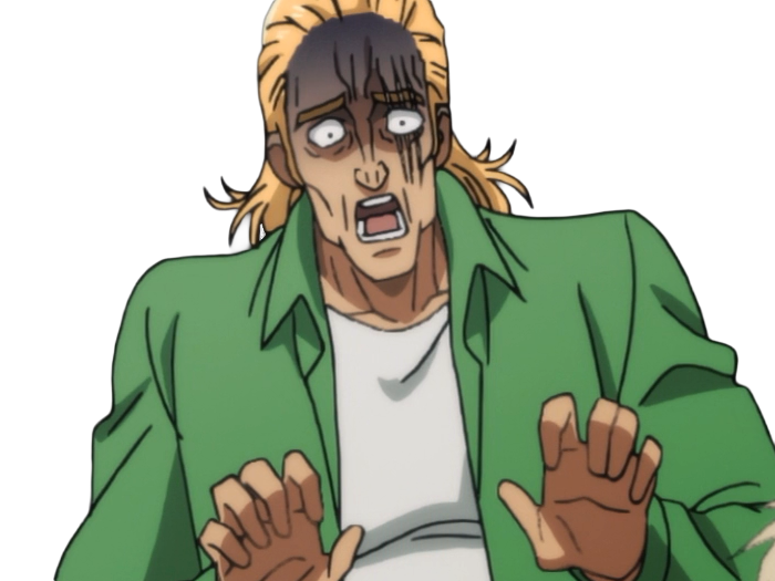 king heros one punch man opm balafre geek otaku cheveuxblonds yeuxbleus manga anime classe s