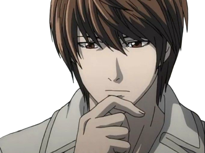 light yagami kira asashi deuxieme l l-kira homme etudiant policier death note manga anime