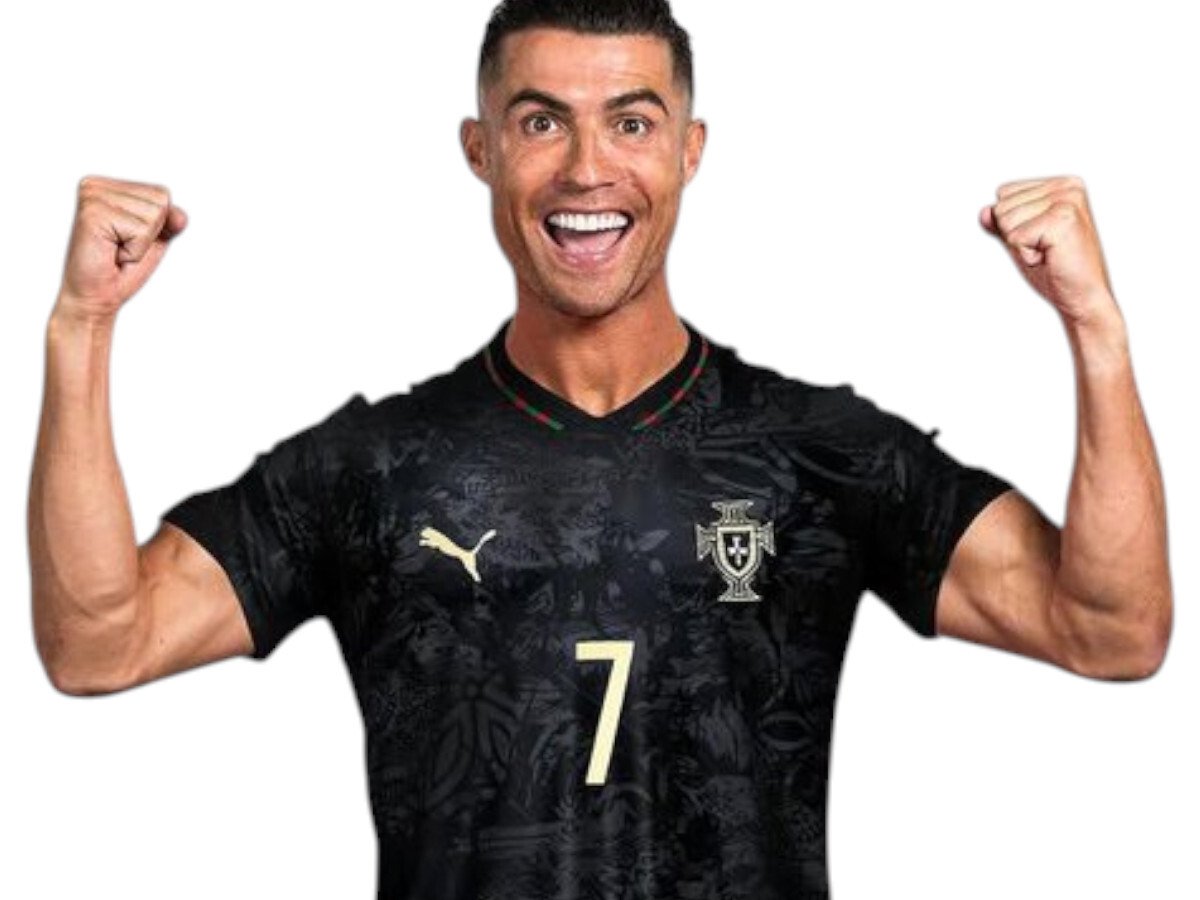 cristiano ronaldo cr7 portugal cdm coupe du monde 2026 maillot exterieur noir