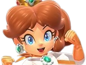 daisy mario princesse princess kart world luigi orange fleur moto biker hi im aero wii
