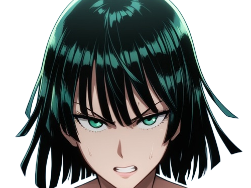 Sticker moupe miya fubuki opm one punch man manga anime waifu roxane blizzard infernal par Dark-63