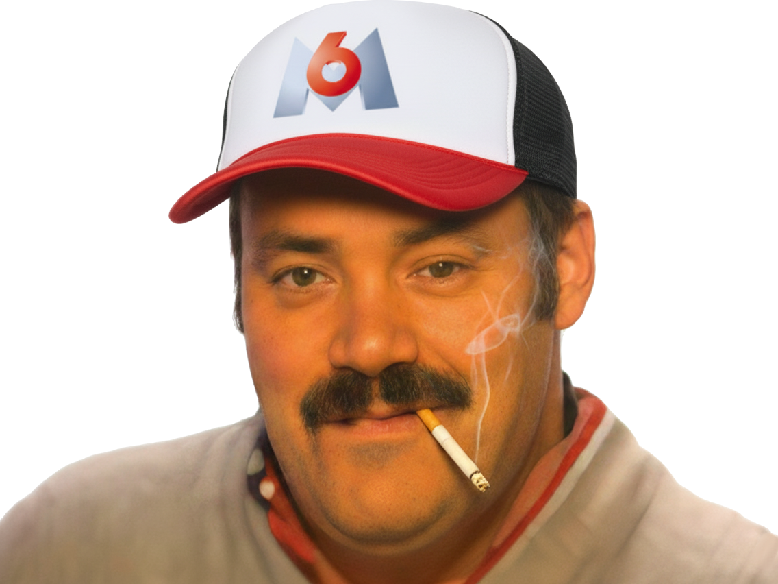 risitas m6 casquette hd clope cigarette m6u universe cap fume habitue ancien routine confiant sur
