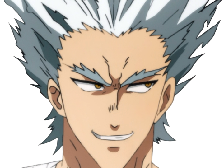 garoh garou garo monstre humain one punch man opm anime manga art martiaux cheveux-blancs yeux-jaunes