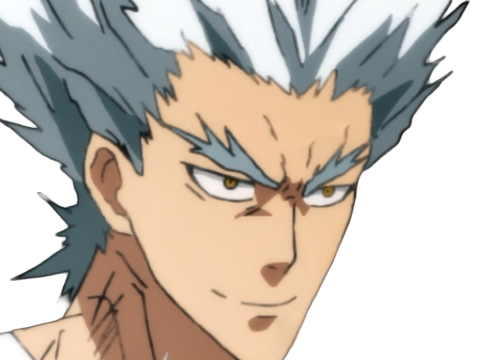 garoh garou garo monstre humain one punch man opm anime manga art martiaux cheveux-blancs yeux-jaunes