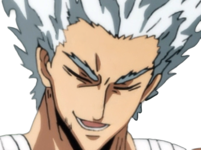 garoh garou garo monstre humain one punch man opm anime manga art martiaux cheveux-blancs yeux-jaunes